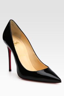 Christian Louboutin Patent Leather Pumps - Lyst