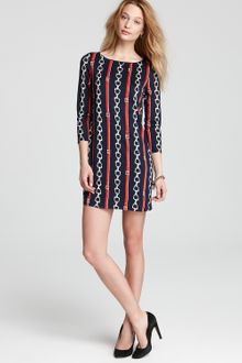 Juicy Couture English Snaffle Silk Three Quarter Sleeve Dress - Lyst