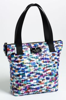 Kate Spade Small Embroidered Bon Shopper - Lyst