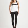 Rag & Bone Lara Leathercolorblock Top in White - Lyst
