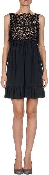 RED Valentino Short Dress - Lyst