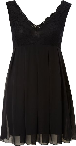 Tfnc Lace Top Dress - Lyst
