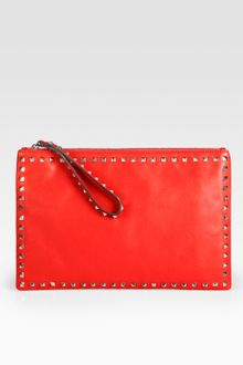 Valentino Rockstud Clutch - Lyst