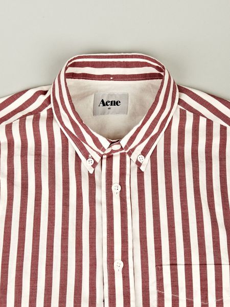 acne studios striped shirt
