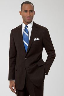 Brooks Brothers Milano Herringbone Stripe Suit - Lyst