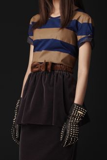 Burberry Prorsum Striped Cotton Tshirt - Lyst