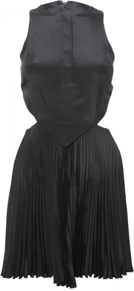 Christopher Kane  Cut Away Dress in Black - Lyst