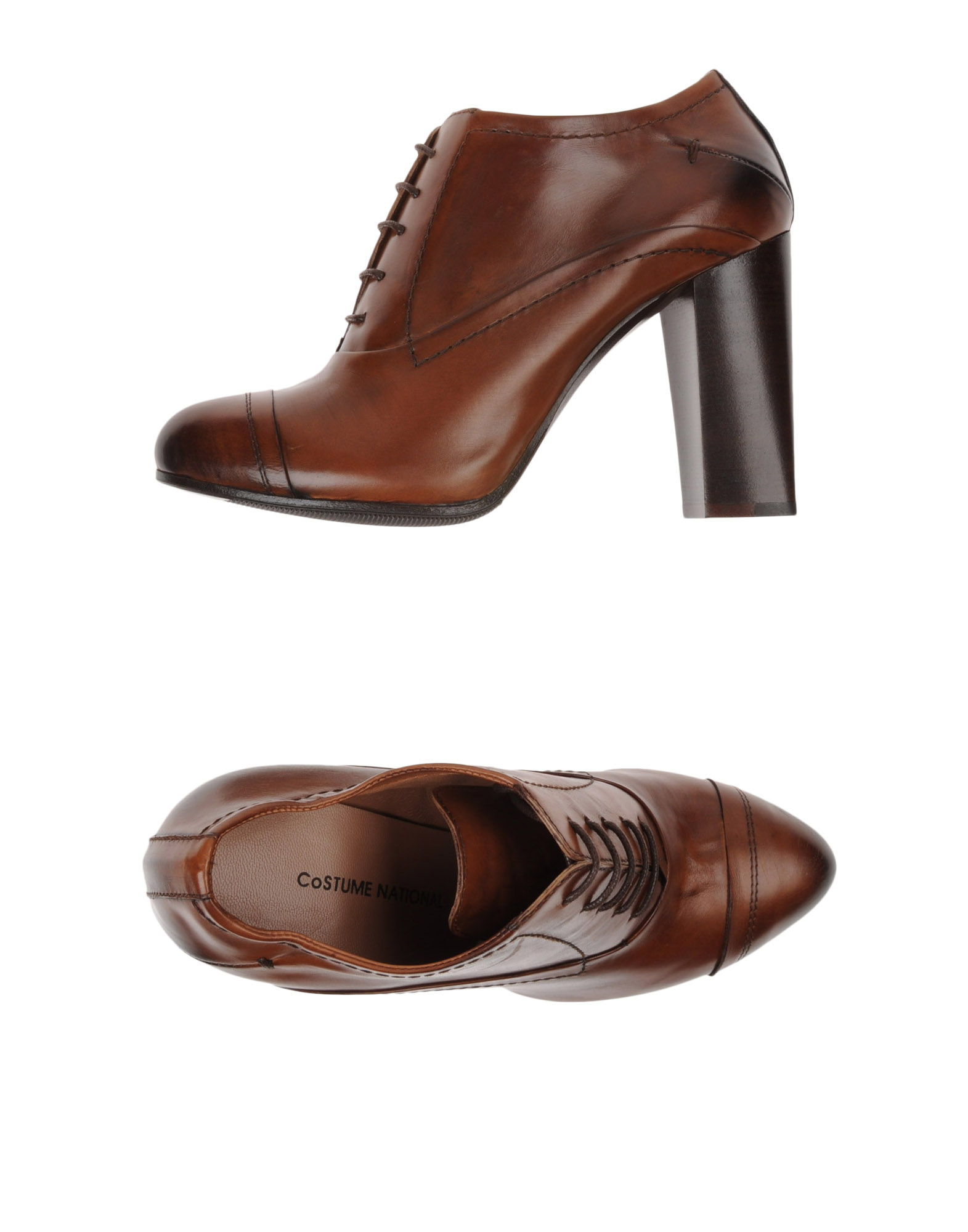 Costume National Laced Shoes in Brown Lyst Costume National Laced Shoes in Brown Lyst