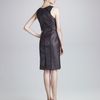 J. Mendel Leather Panel Dress in Purple (plum) - Lyst