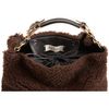 Marni Shearling Hobo Bag in Brown (sienna) - Lyst
