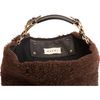 Marni Shearling Hobo Bag in Brown (sienna) - Lyst