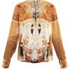 Mary Katrantzou Cake Flake Print Blouse in Multicolor (yellow) - Lyst