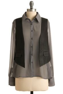 ModCloth A Vested Interest Top - Lyst