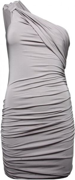 Pierre Balmain Abito Dress Grey in Gray (grey) - Lyst