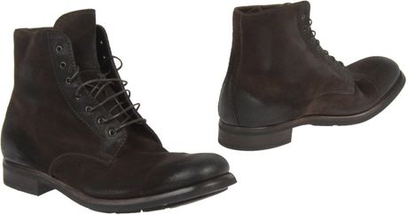 Prada Ankle Boots in Brown for Men - Lyst