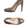 Prada Platform Pumps in Brown (grey) - Lyst