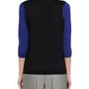 Pringle Of Scotland Cropped Back Sweater in Blue - Lyst