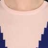 Pringle Of Scotland Cropped Back Sweater in Blue - Lyst