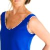 Tucker Blue Flute Tank in Blue - Lyst