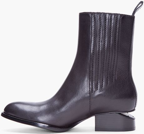 alexander wang black andy box chelsea boots