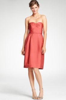 Ann Taylor Bustier Strapless Dress - Lyst