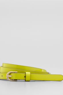 Ann Taylor Perfect Patent Leather Skinny Belt - Lyst