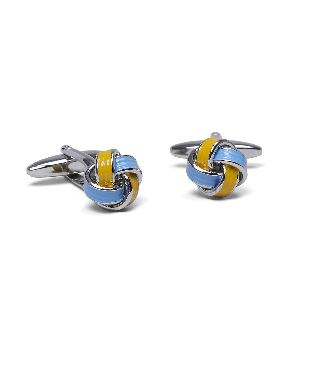 Brooks Brothers Love Knot Cuff Links in Multicolor for Men (blueyellow
