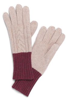 Brooks Brothers Wool Chunky Cable Knit Gloves - Lyst
