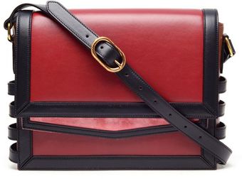 Christian Louboutin Farida Leather And Suede Messenger Bag - Lyst