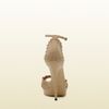 Gucci Taryn High Heel Platform Sandal with Ankle Strap in Beige (powder) - Lyst
