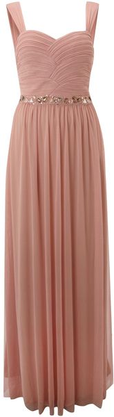 Js Collections Beaded Ruched Bodice Dress - Lyst