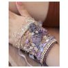Krista R Orchid Embroidered Cuff in Purple (beige) - Lyst
