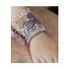 Krista R Orchid Embroidered Cuff in Purple (beige) - Lyst