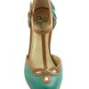 Modcloth All Dressed Up Heel in Matte Jade in Brown (tan) - Lyst