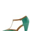 Modcloth All Dressed Up Heel in Matte Jade in Brown (tan) - Lyst