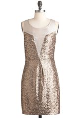 ModCloth Taupe and Dream Dress