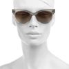 The Row Cat Eye Acetate Sunglasses in Brown - Lyst