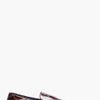 Yves Saint Laurent Dark Brown Patent Leopard Loafers in Brown for Men - Lyst