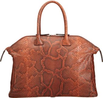 Zagliani Python Small Tomodachi Bowling Bag - Lyst