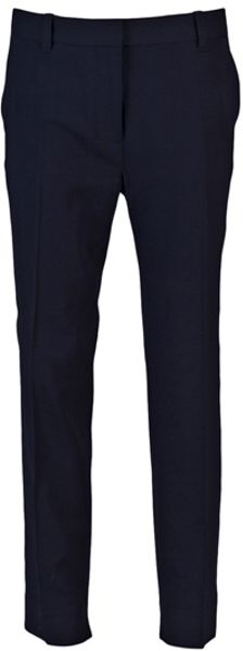 3.1 Phillip Lim Cropped Pencil Trouser in Blue (navy) - Lyst
