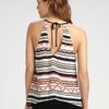 Bcbgmaxazria Claudia Cascade Ruffle Top in White (raspberry) - Lyst