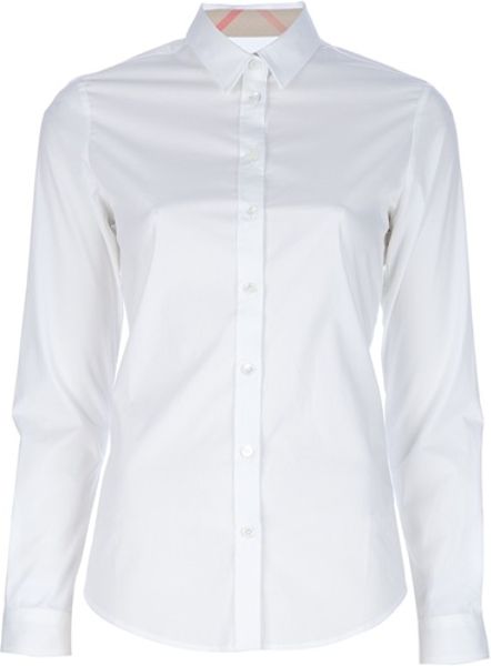 Burberry Brit Classic Shirt in White - Lyst