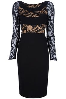 Emilio Pucci Lace Panel Dress - Lyst