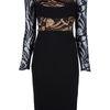 Emilio Pucci Lace Panel Dress in Black - Lyst
