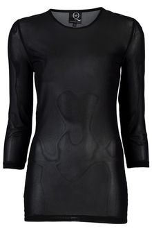 McQ by Alexander McQueen Mesh Top - Lyst