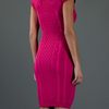 Mcq By Alexander Mcqueen Textured Knit Dress in Purple (magenta) - Lyst
