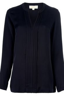 Michael Kors Pleat Detail Top - Lyst