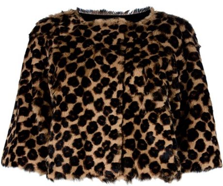 Red Valentino Leopard Print Jacket in Beige (leopard) - Lyst