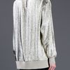 Stella Mccartney Metallic Sweater in Silver (champagne) - Lyst