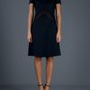 Valentino Lace Detail Dress in Blue - Lyst